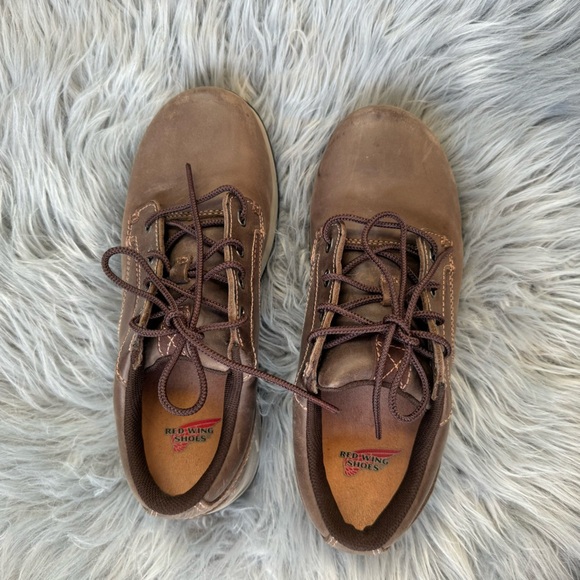 Red Wing Work Shoes Women’s Size 7.5 Brown steel toe - Picture 1 of 7